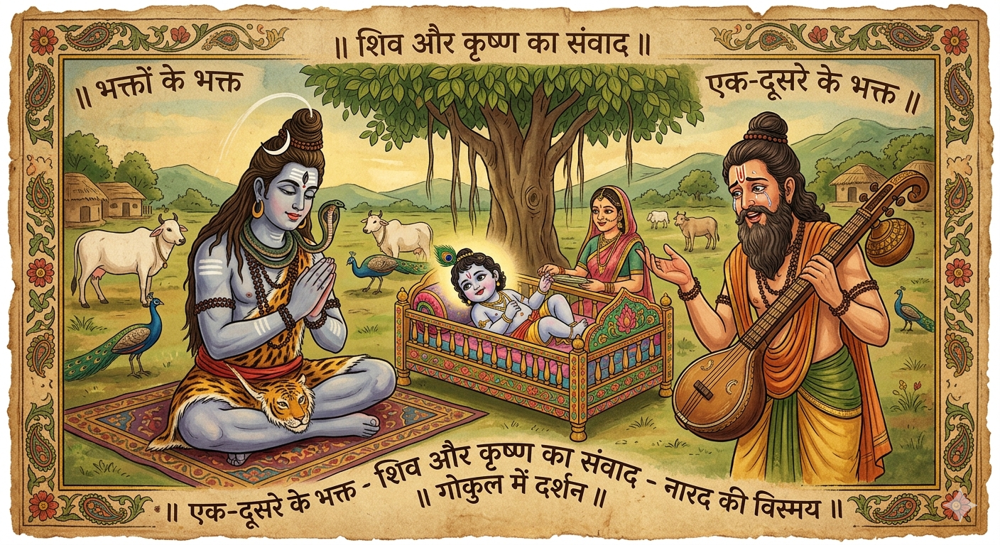 शिव और कान्हा के प्रेम को देखकर रो पड़े देवर्षि नारद