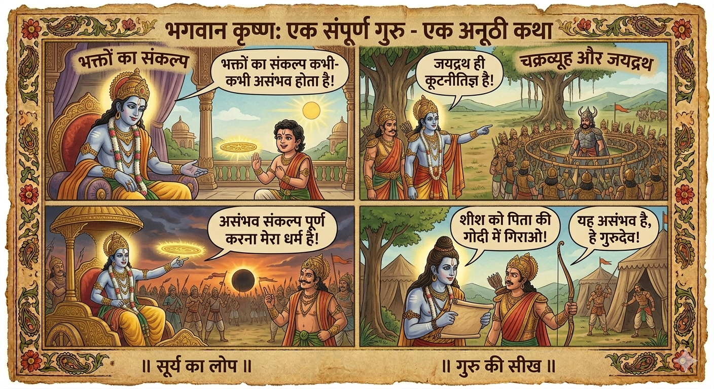 भगवान श्रीकृष्ण: एक संपूर्ण गुरु और असंभव को संभव बनाने वाले मार्गदर्शक