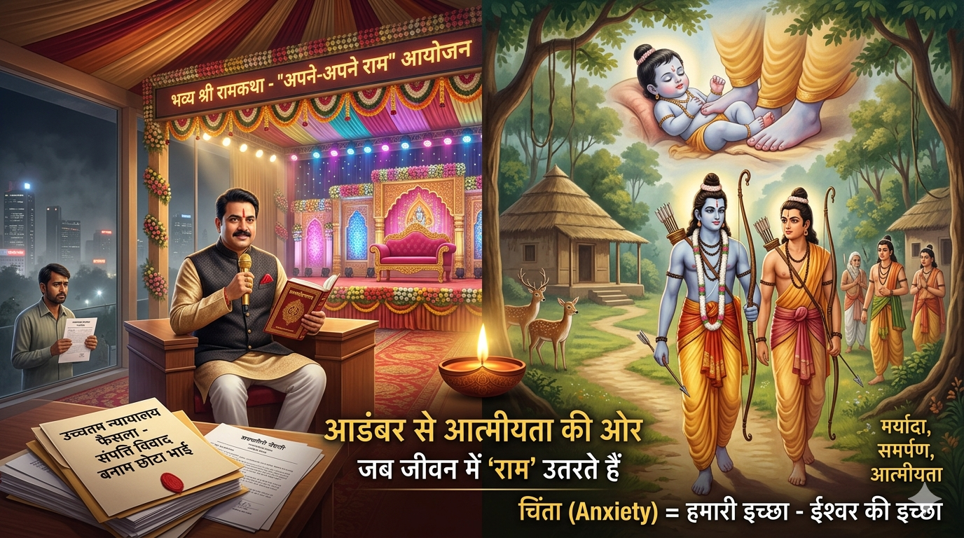 आडंबर से आत्मीयता की ओर: जब जीवन में ‘राम’ उतरते हैं